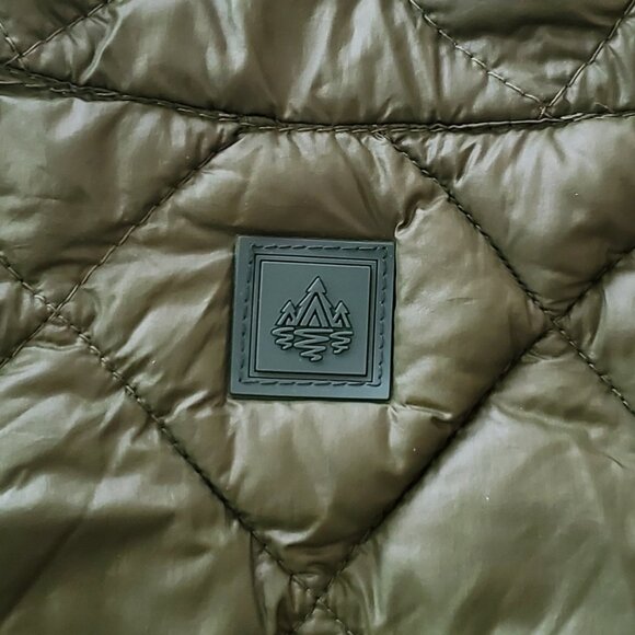 Rainforest Green Women's Polyester Thermoluxe Sz Small Puffer Jacket - Picture 7 of 9